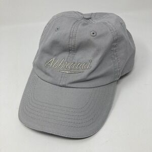 Abbracci Gray Adjustable Adult Baseball‎ Ball Cap Hat